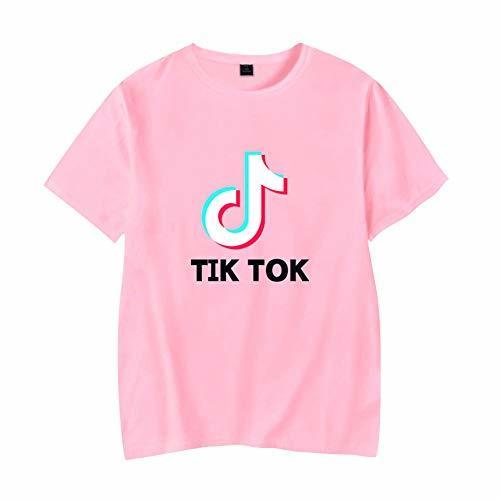 Place TIK Tok Camiseta Manga Corta Basica Mujer Hombre Sudadera Sin Capucha Camisa