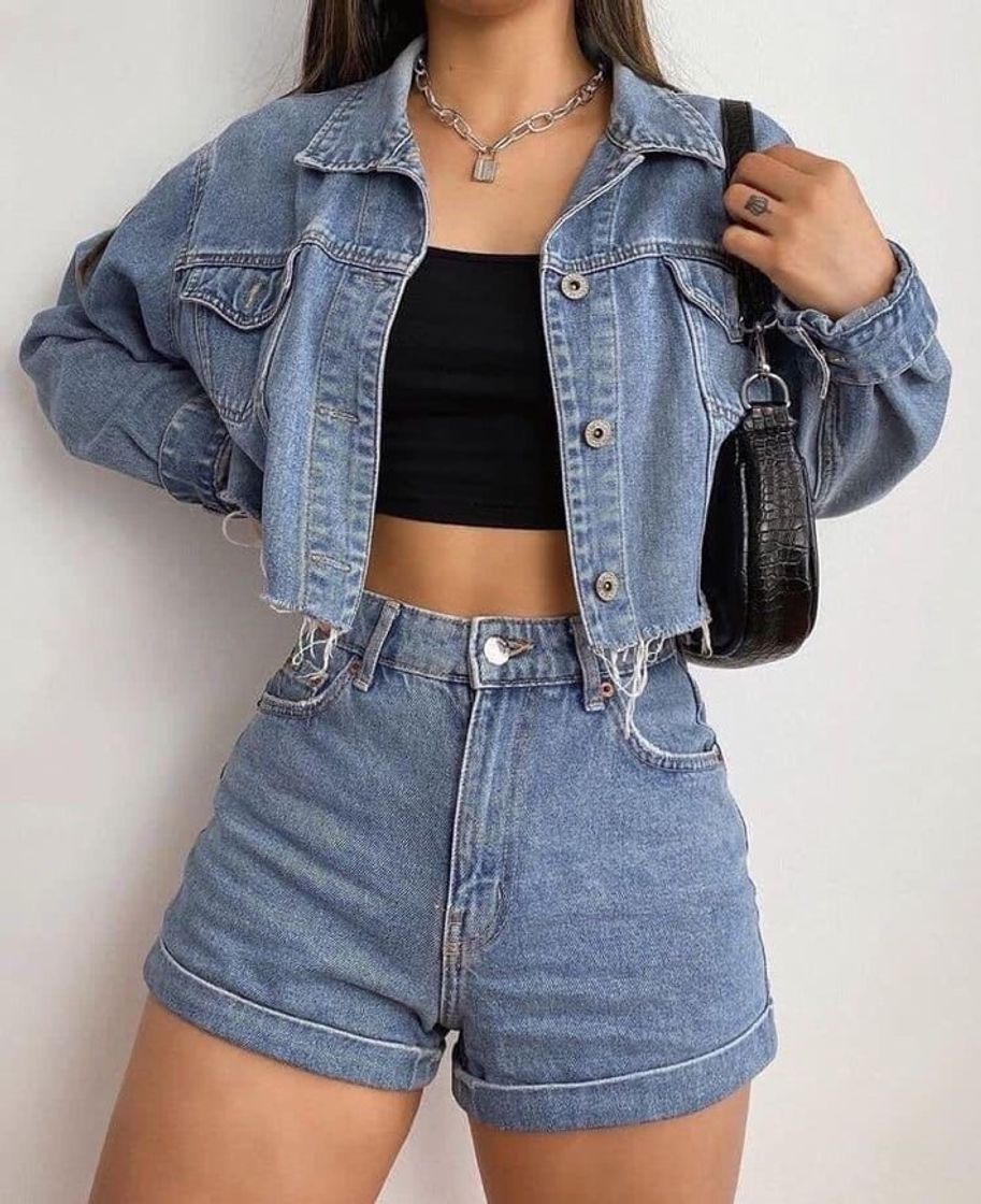 Fashion denim on denim