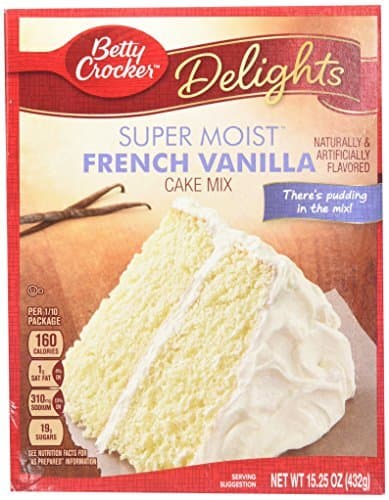 Producto Betty Crocker Super Moist French Vanilla Cake Mix