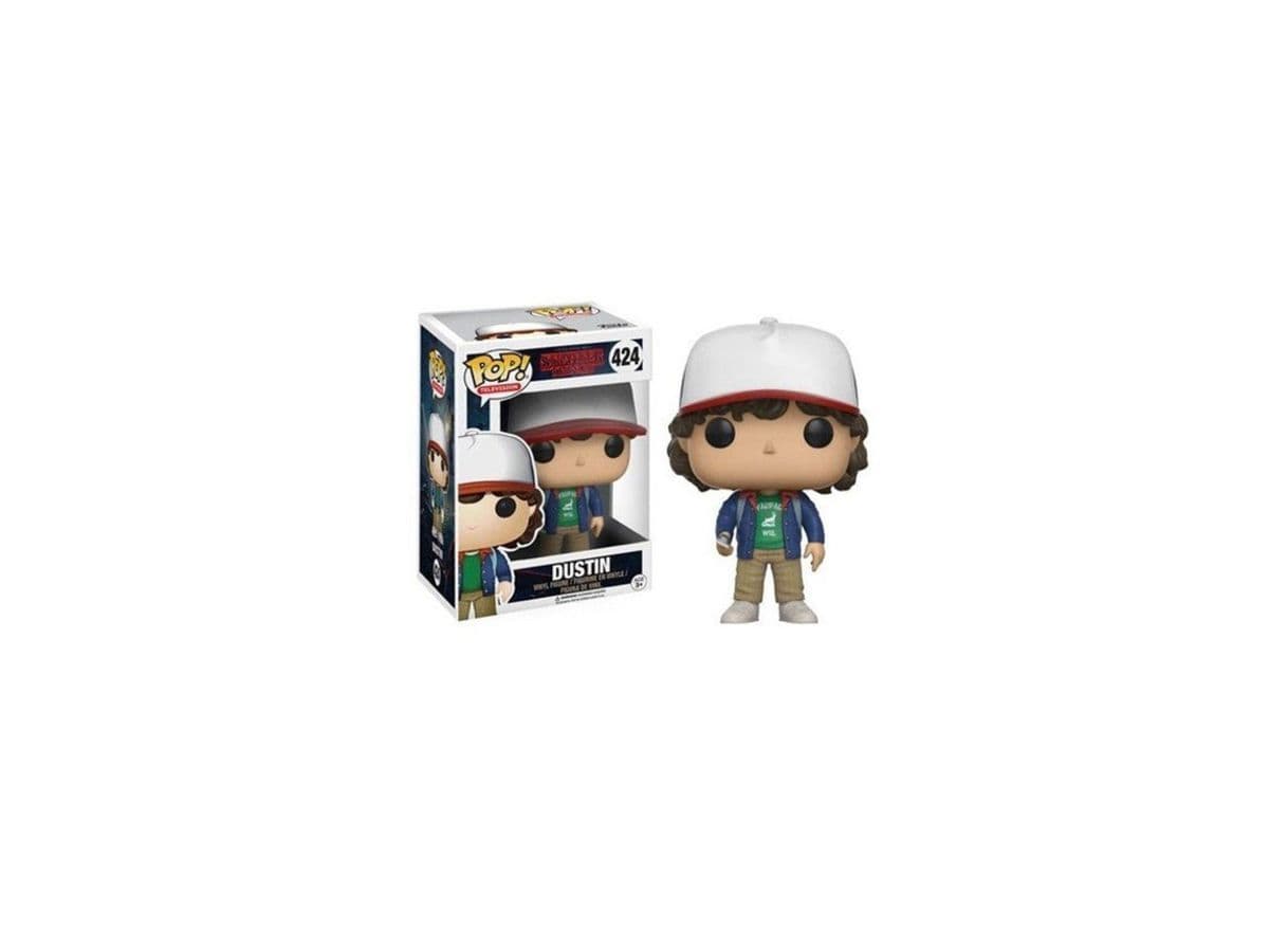 Game Funko Pop!- Stranger Things Dustin Figura de Vinilo,, Estándar