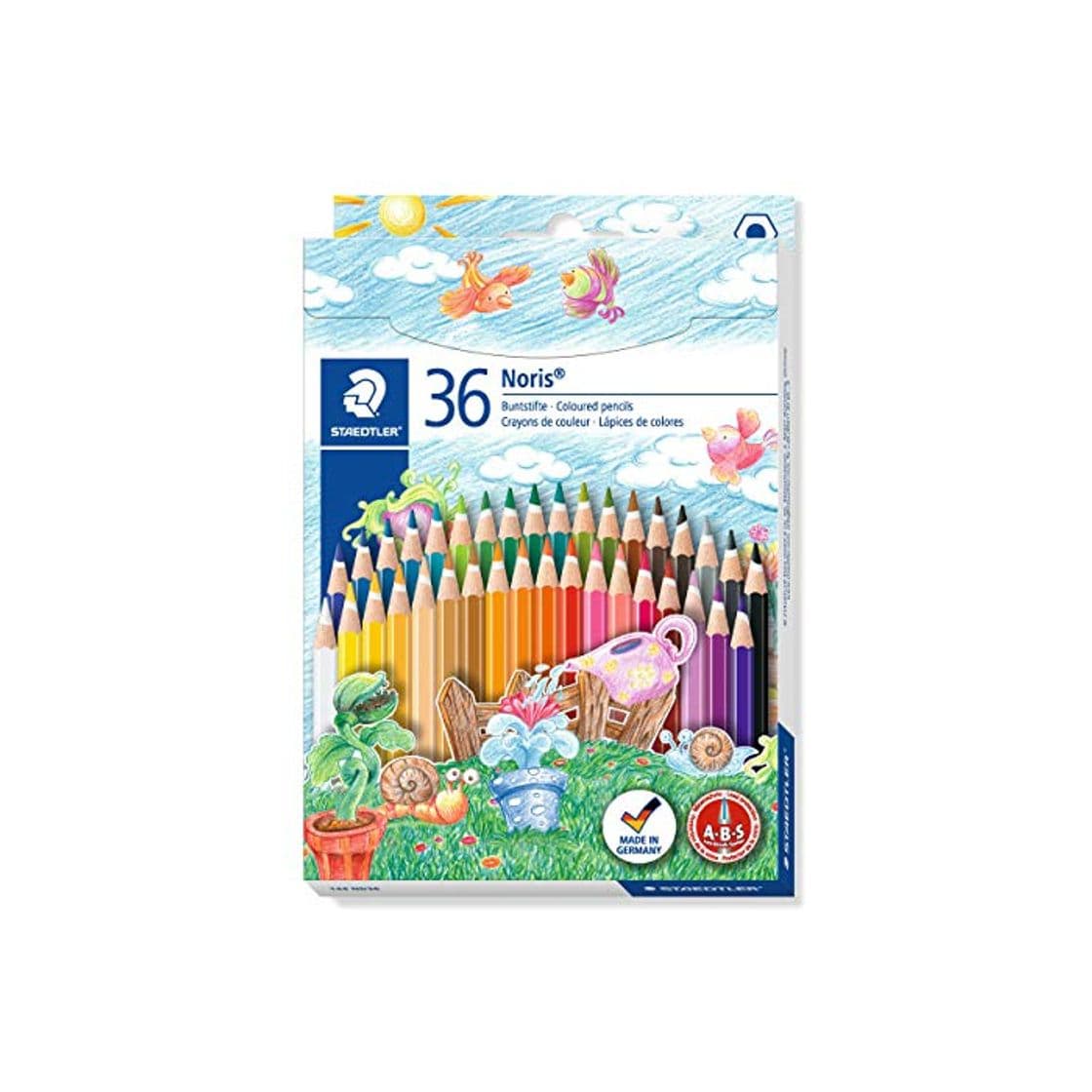 Product Staedtler- Noris Club Caja con 36 lápices de colores, Multicolor