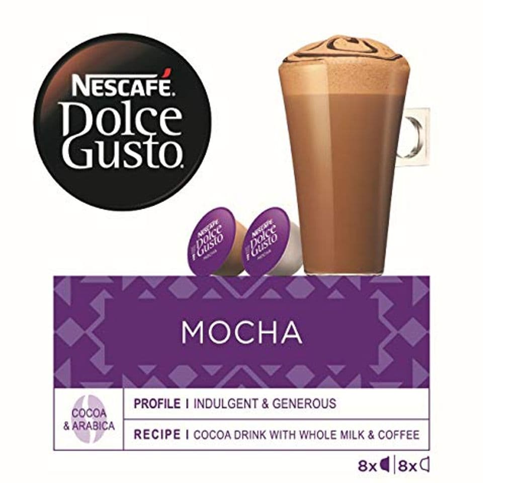 Producto NESCAFÉ Dolce Gusto Café Mocha, Pack de 3 x 16 Cápsulas -