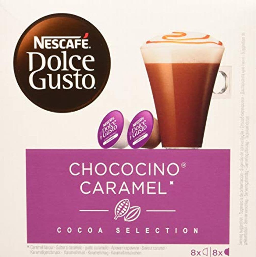 Producto NESCAFÉ Dolce Gusto Café Chococino Caramel, Pack de 3 x 16 Cápsulas