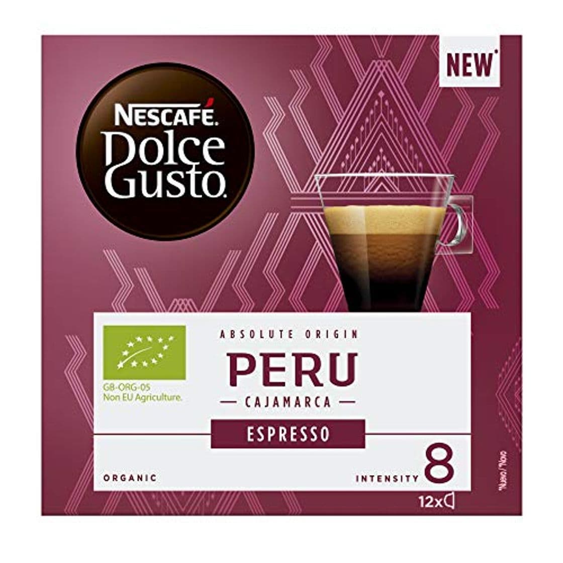 Producto Nescafe DOLCE GUSTO Pods/Cápsulas – Orgánico Peru Cazamara