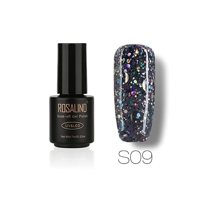 Producto Rosalinda Gel Esmaltes de Uñas camaleón térmica temperatura cambio Glitter Gel Soak