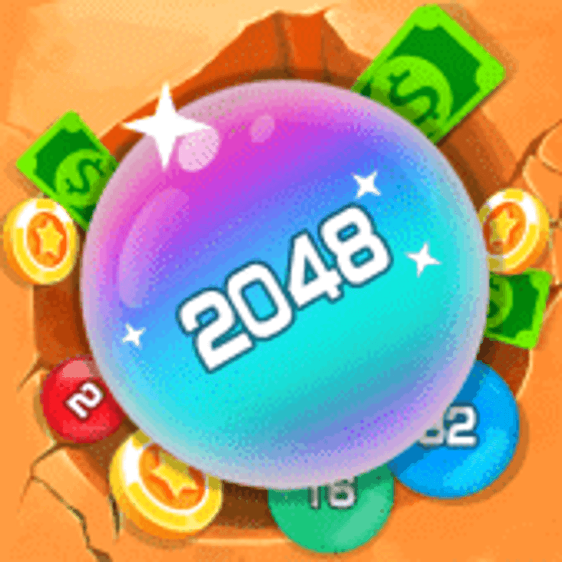 App Lucky 2048 - Merge Ball and Win Free Reward