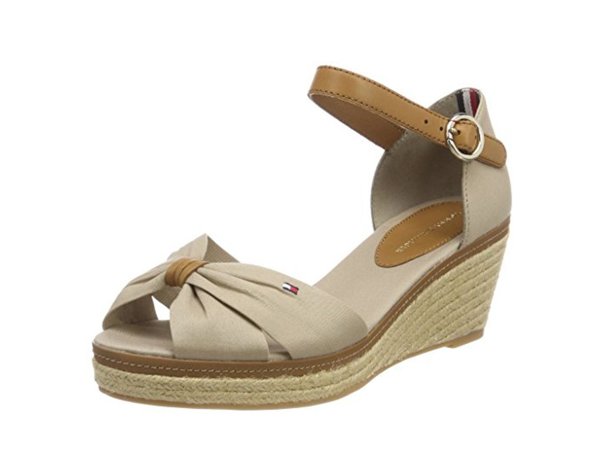 Producto Tommy Hilfiger Iconic Elba Sandal, Alpargatas Mujer, Beige