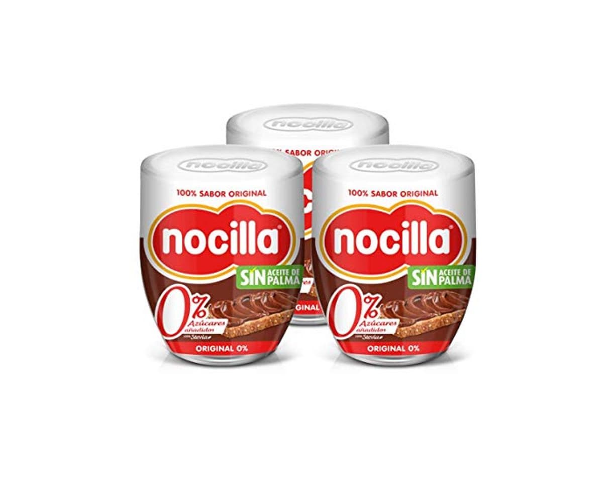 Product Nocilla Original 0% Azúcares Añadidos: Crema de Cacao Natural con Avellanas y