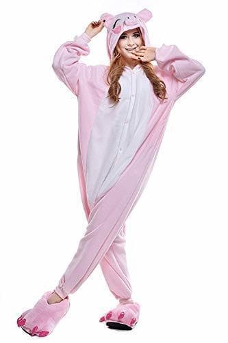 Moda ABYED Pijama Animal Entero Unisex para Adultos Niños con Capucha Ropa de