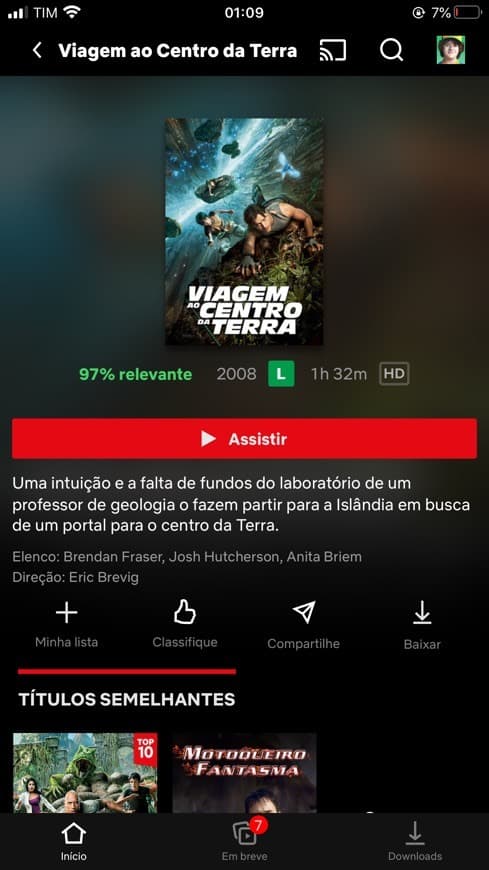 Película Viagem ao centro da terra