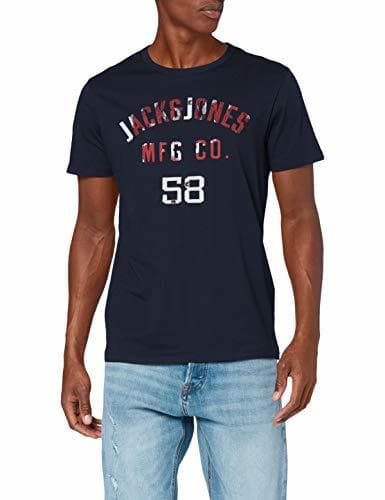 Producto Jack & Jones JJSETH SS tee Crew Neck KA Camiseta, Azul