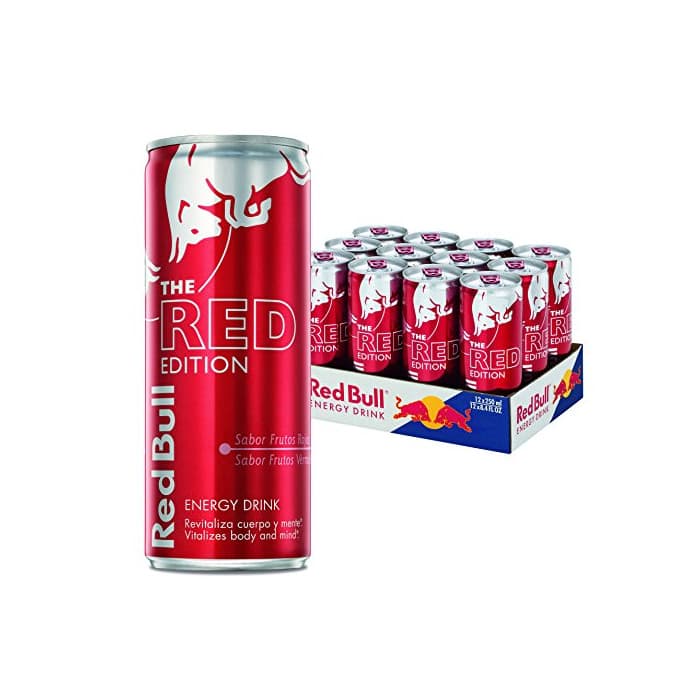 Producto Red Bull Red Edition Bebida Energética - Paquete de 12 x 250