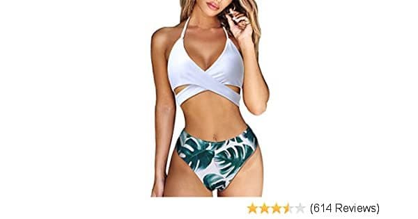 Fashion RXRXCOCO Womens Padded Push-up Bikini Set Bathing Suits Two