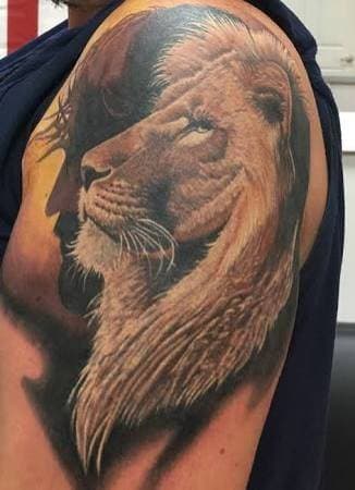 Fashion Lion Tattoo