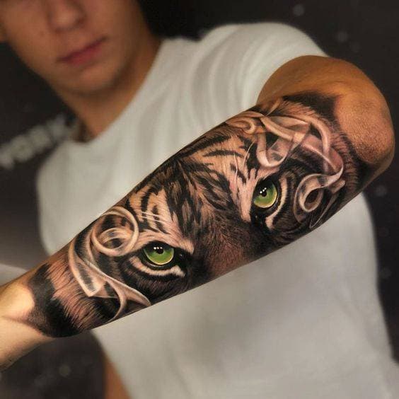 Fashion Forearm Tiger tattoo