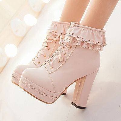 Fashion Sweet Buckles High Heels