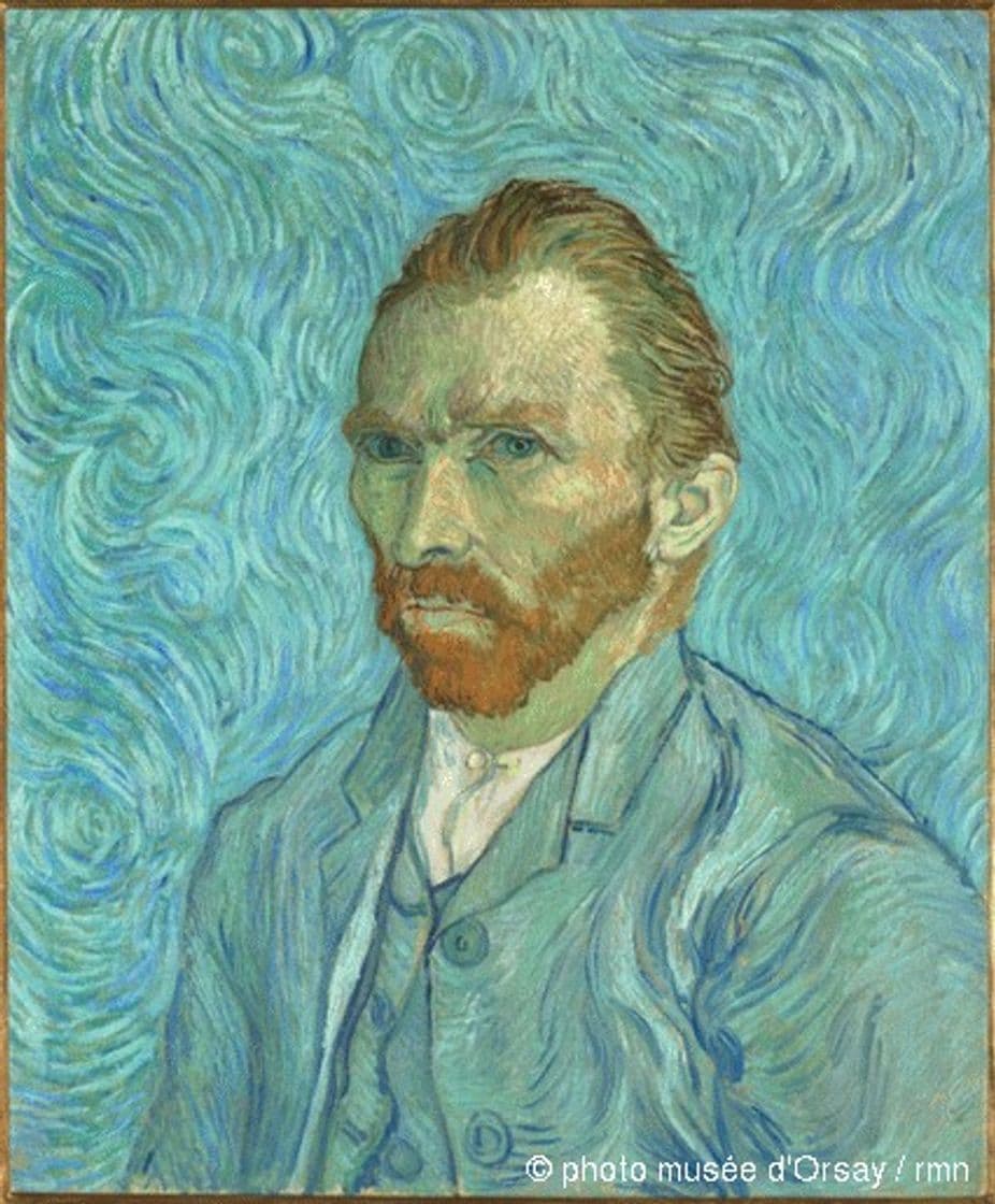 Fashion Vincent Van Gogh - Portrait de l'artiste 1889 - Óleo sob tel