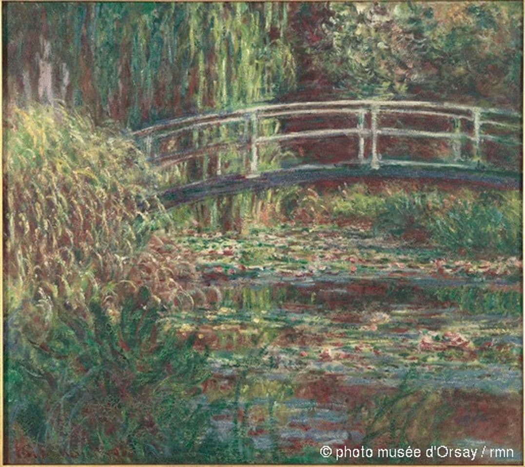 Fashion Claude Monet - Le bassin aux nymphéas, harmonie rose
en 1900