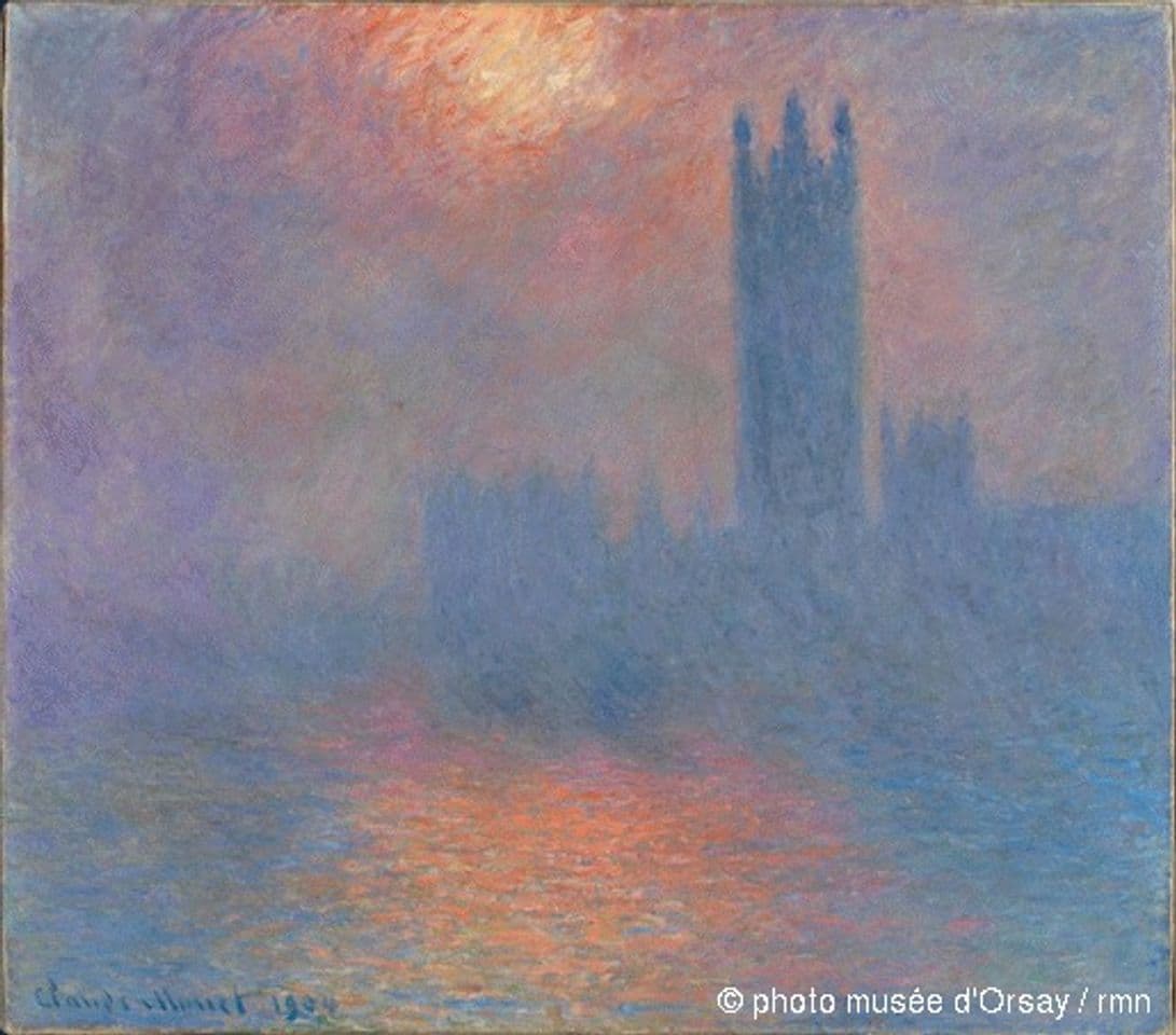 Fashion Claude Monet - Londres, le Parlement. Trouée de soleil...