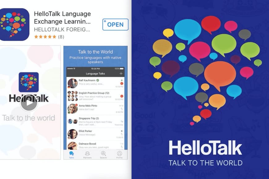 App HelloTalk- Chat, Speak & Learn Foreign Languages