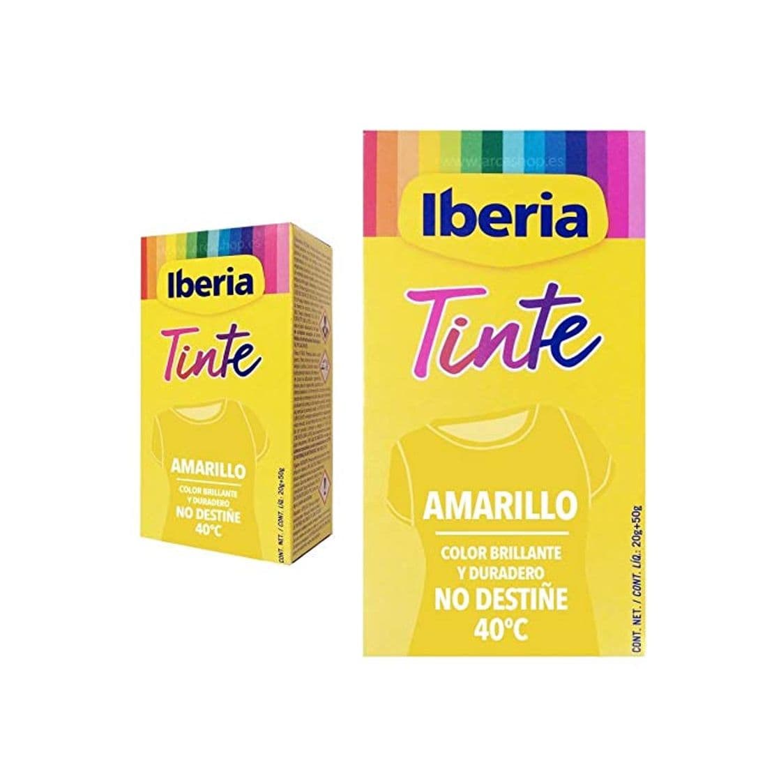 Producto IBERIA TINTE TEXTIL AMARILLO 70 gr