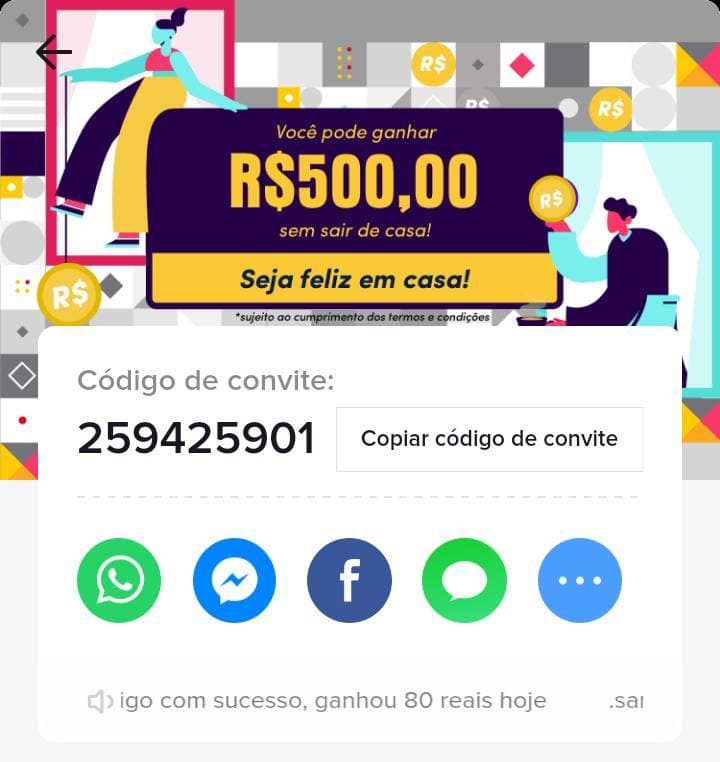 Fashion Ganhe dinheiro em Casa com Tik Tok