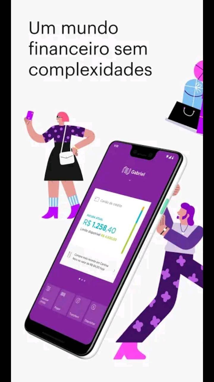 App Venha para o Nubank! 💜