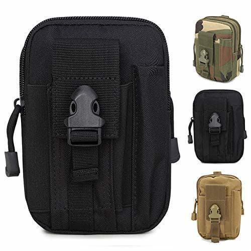 Producto ZhaoCo Bolsa Compacta MOLLE EDC de Táctico, Bolsa de Cintura 1000D Nylon,