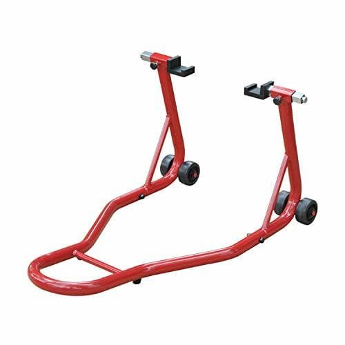 Producto HOMCOM Caballete de Moto Soporte Posterior Universal Portátil y Móvil Tipo Elevador