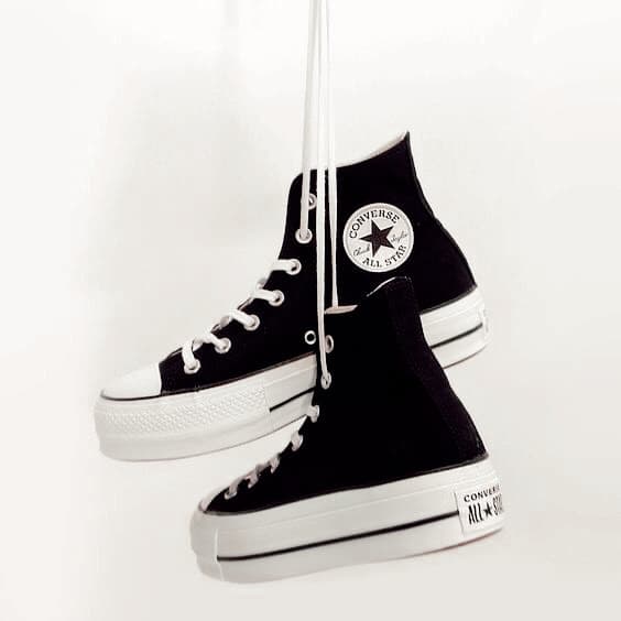 Producto Converse Chuck Taylor CTAS Lift Hi, Zapatillas para Mujer, Negro