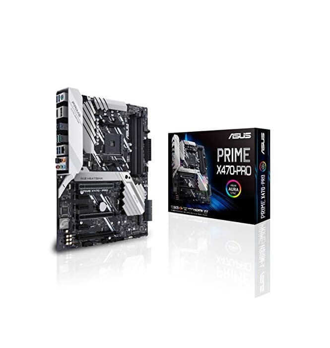 Electronic Asus PRIME X470-PRO AMD AM4 X470 ATX - Placa con M.2 heatsink