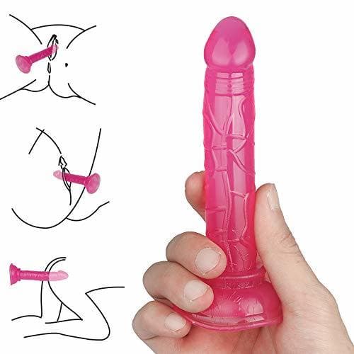 Producto Mini Juguete Rosa FLexibLe Para MuJeres Con Ventosa Fuerte Para Jugar Sin