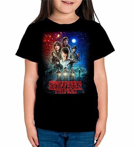 Product Camiseta de NIÑAS Stranger Things Serie Retro TV 80 9-10 Años