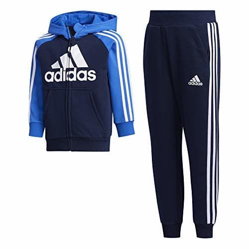 Producto adidas LK B Ft Tracksu Conjunto Deportivo, Unisex niños, Maruni/Azul/Maruni, 140