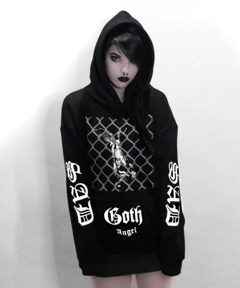 Moda Hoddie goth