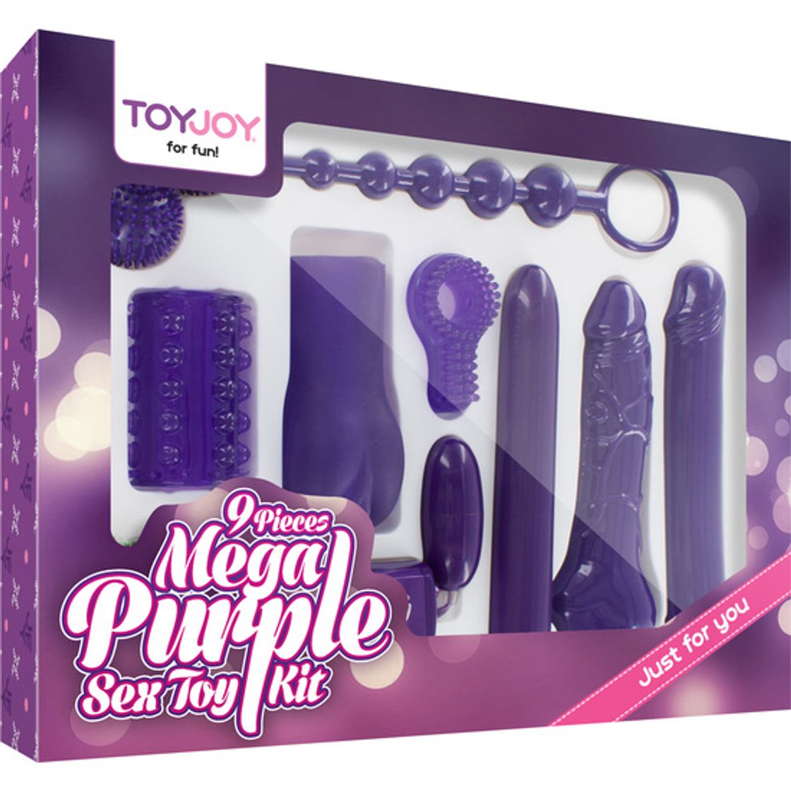 Moda  Kit sexual para parejas Mega Purple