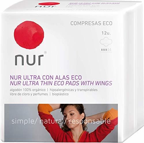 Product COMPRESA ULTRAFINAS CON ALAS ECOLOGICAS NUR 12 compresas