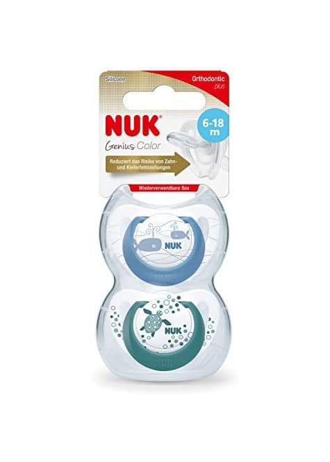 Producto NUK 10176220 Genius Color - Chupete de silicona