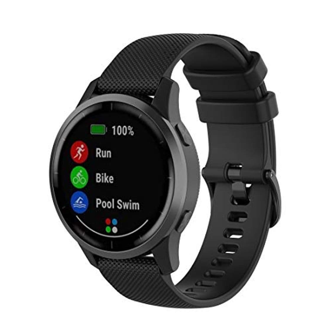 Producto Chenyiyue Correas para Relojes, For la Correa de Silicona Garmin VivoActive 4