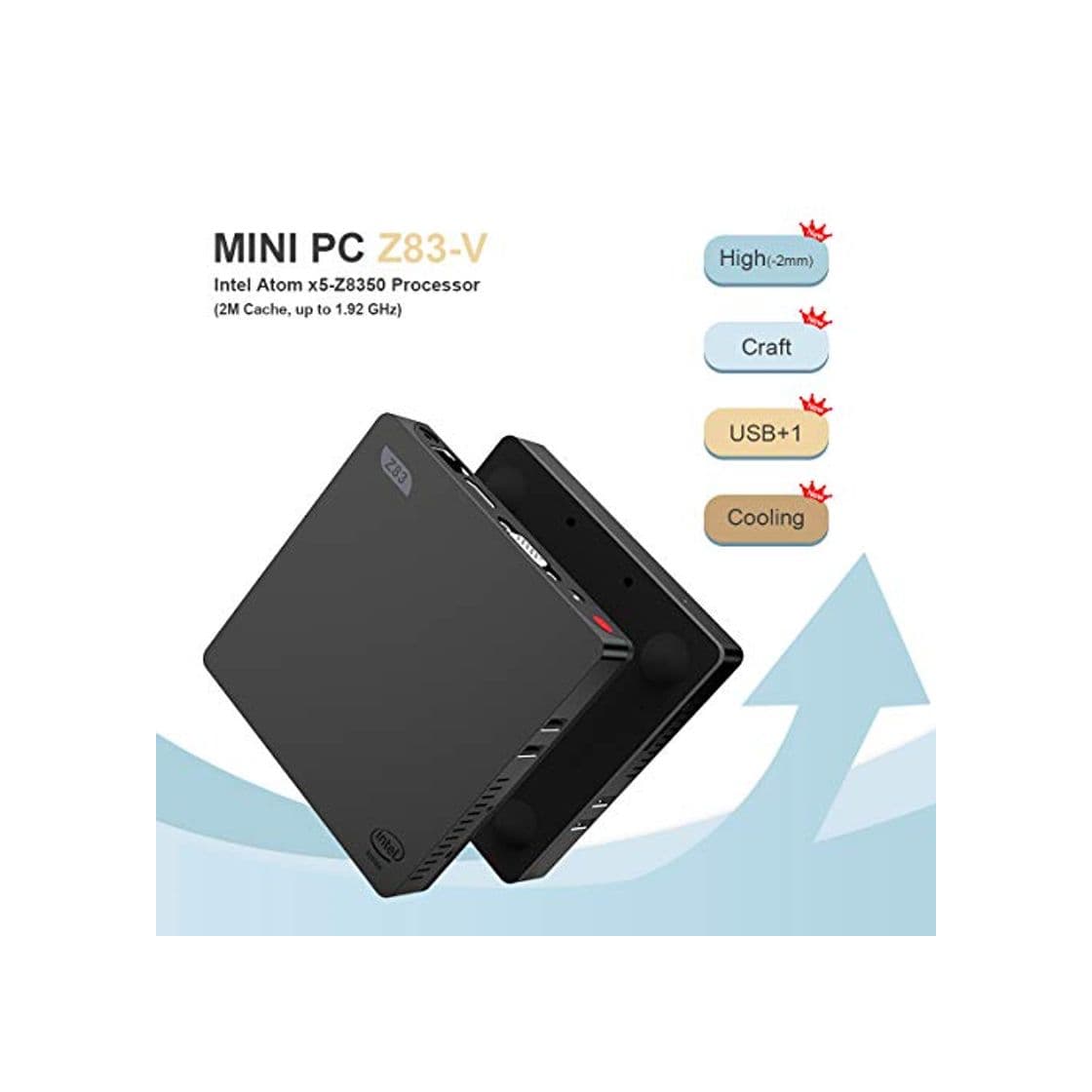 Product Beelink Z83-V Mini PC Ordenador de sobremesa Soporte Windows 10 Home Sistema,