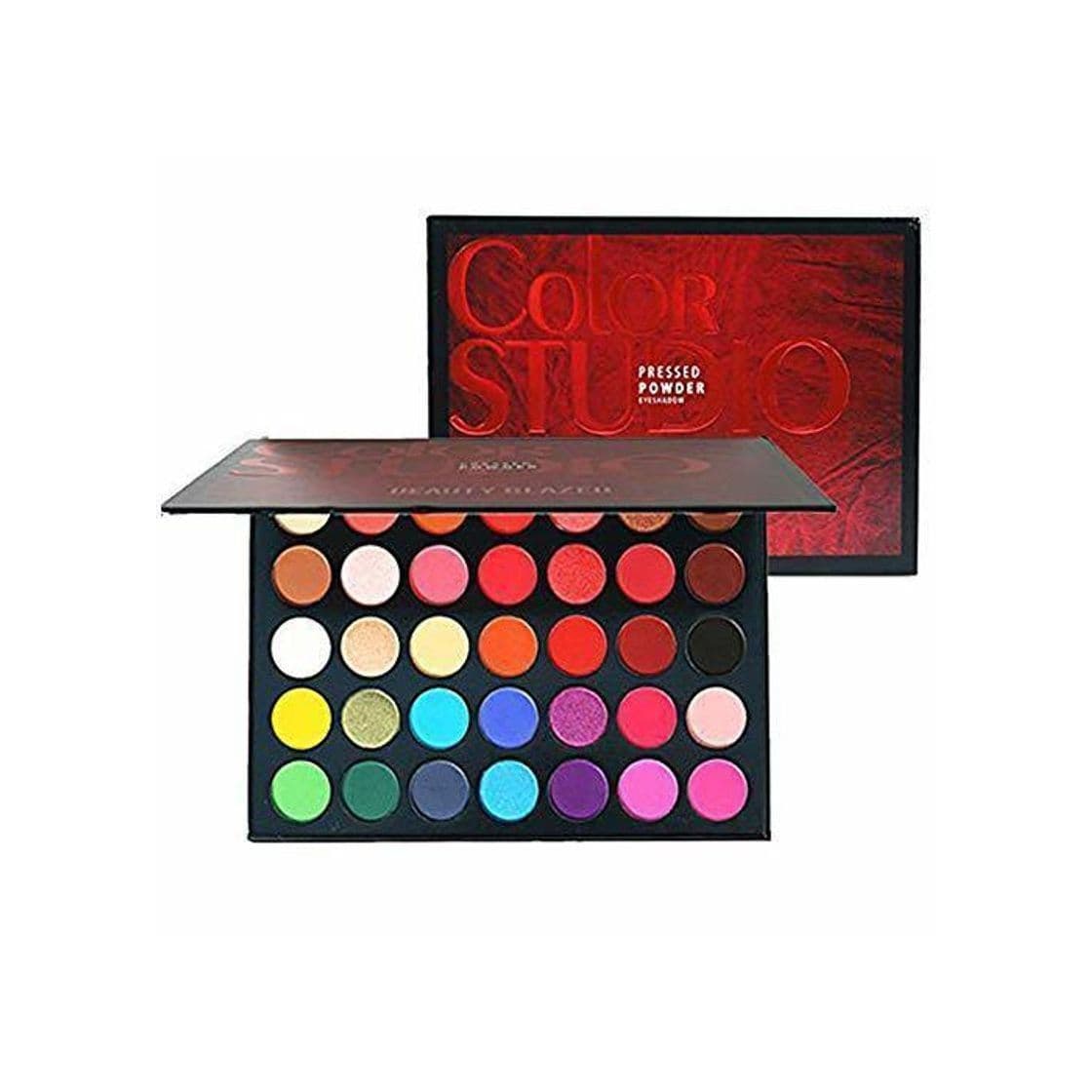 Belleza Beauty Glazed Nuevo 35 Color Maquillaje Paleta de Sombra de Ojos Shimmer