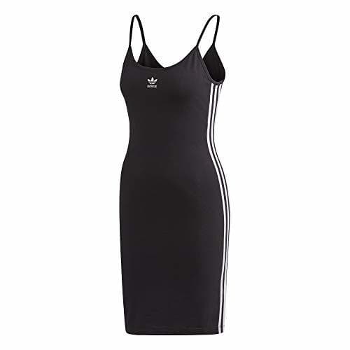 Place Adidas Originals Spaghetti Strap Vestido, Mujer, Negro