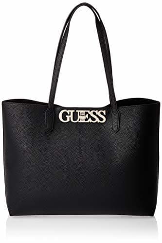 Fashion Guess - Uptown Chic Barcelona Tote, Mujer, Negro