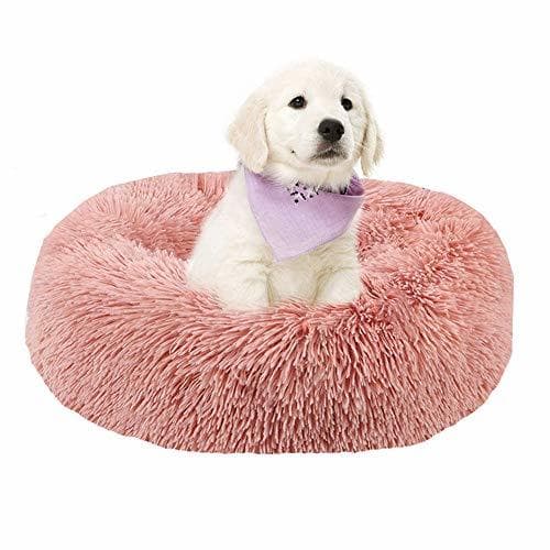 Product BVAGSS Cama de Felpa Deluxe Plush Redonda de Pelo Nido de Donut