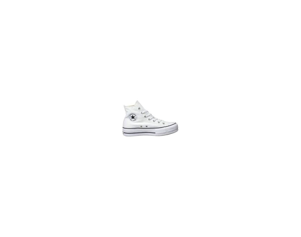 Product Converse Chuck Taylor CTAS Lift Hi, Zapatillas para Mujer, Blanco