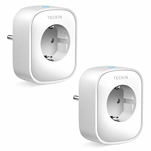 Elemento de la categoría hogar Enchufe Inteligente Wifi, Teckin Inalámbrico Smart Mini Monitor de Energía del Zócalo