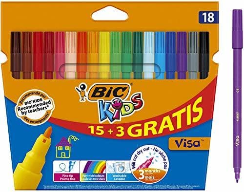 Producto BIC Kids Visa Rotuladores Punta Fina - Colores Surtidos