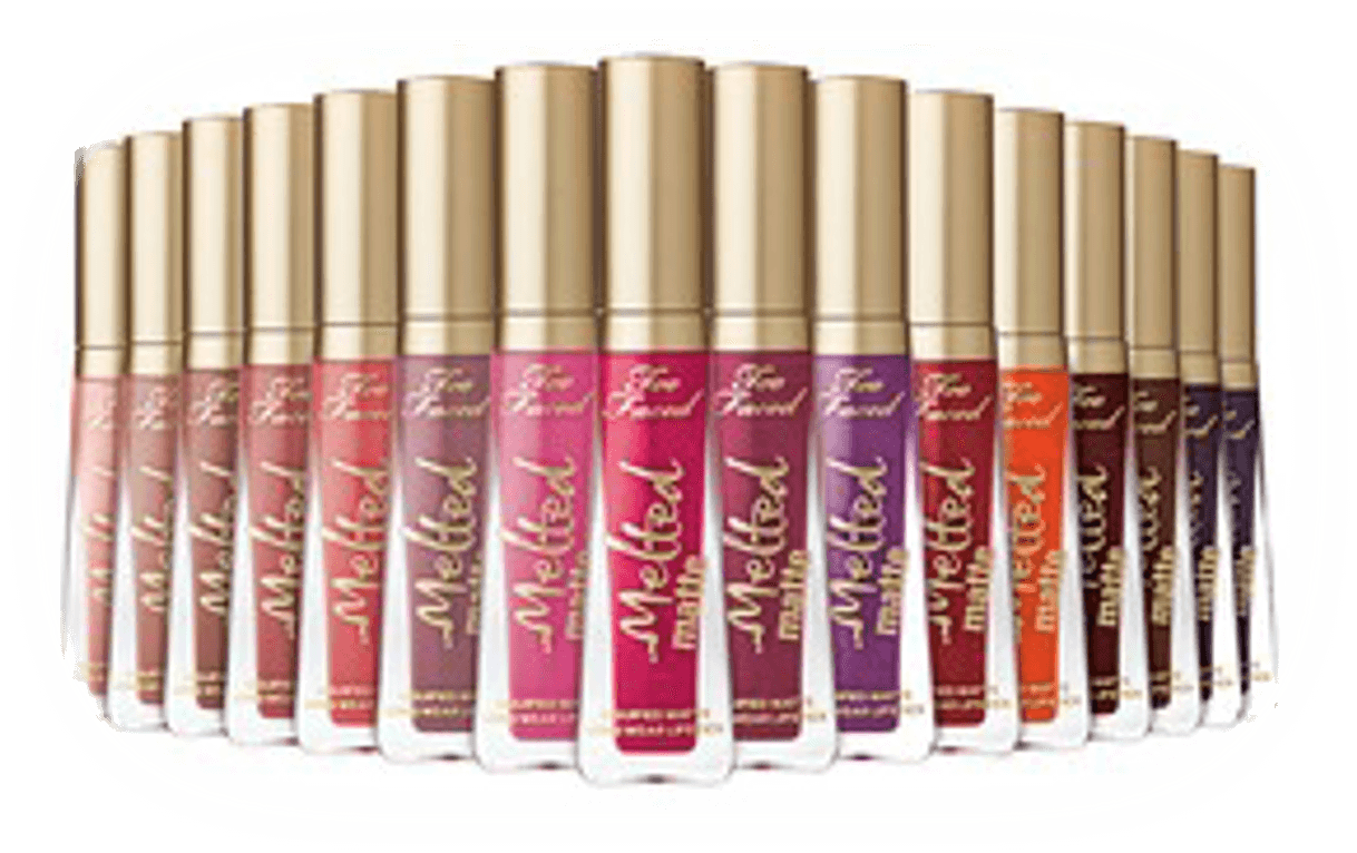 Belleza Too Faced- Barra de labios líquida mate melted matte