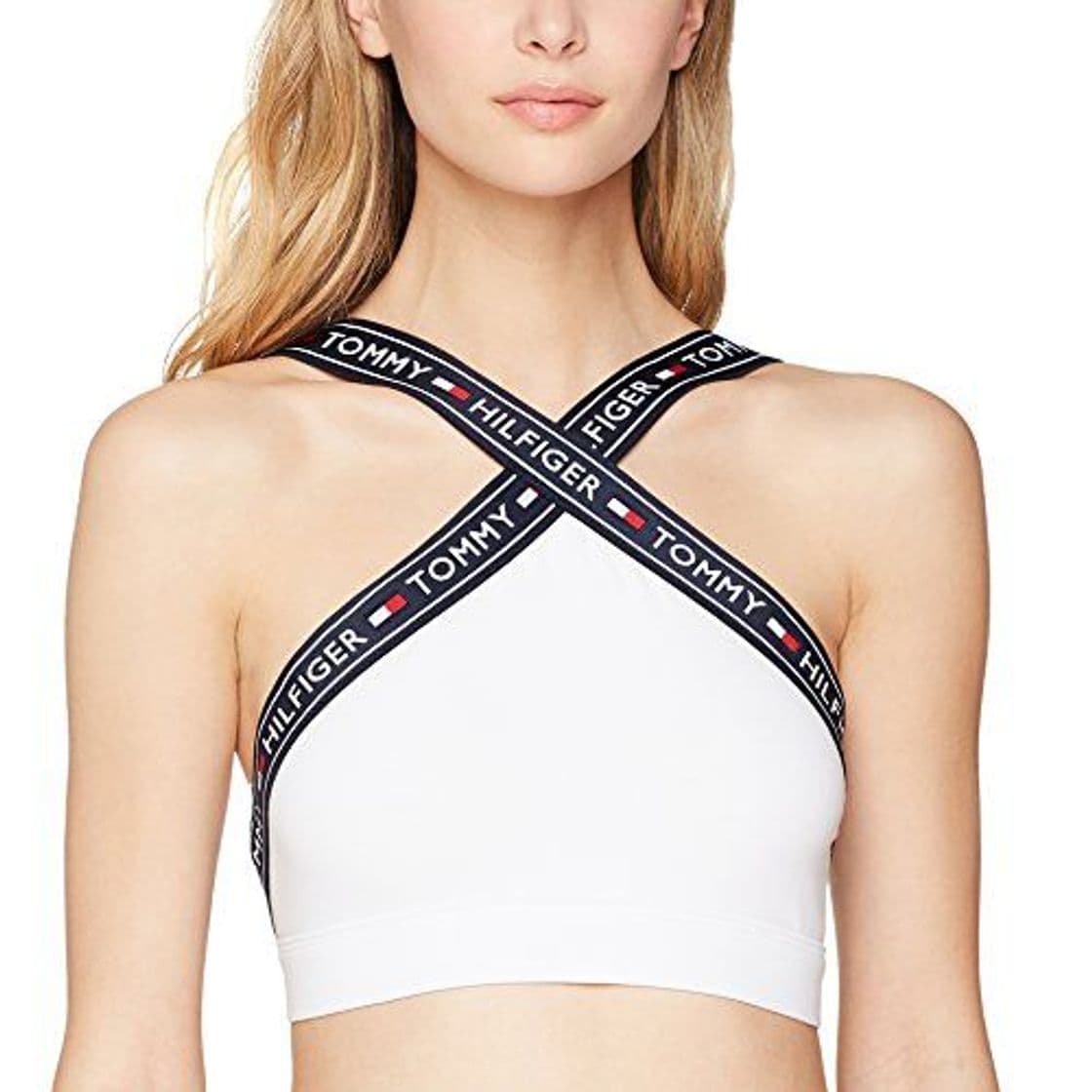 Fashion Tommy Hilfiger X Sujetador Estilo Bralette, Blanco