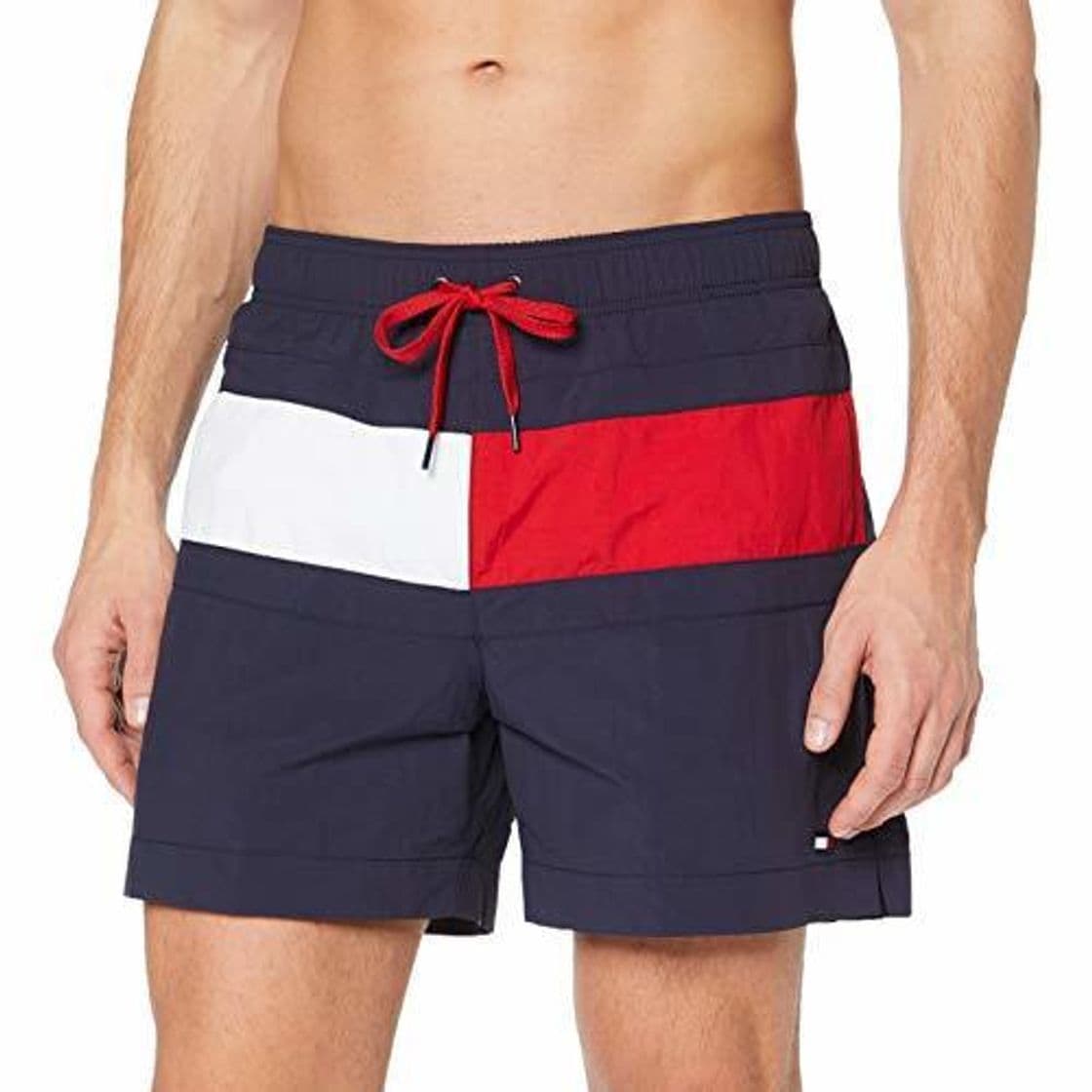 Fashion Tommy Hilfiger Medium Drawstring Pantalones Cortos, Azul